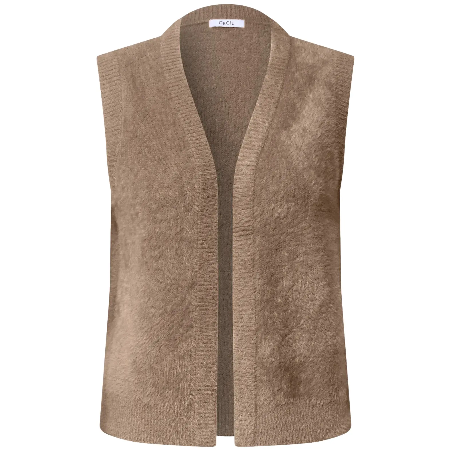 Weste Damen Cecil Tos Open Feather Yarn