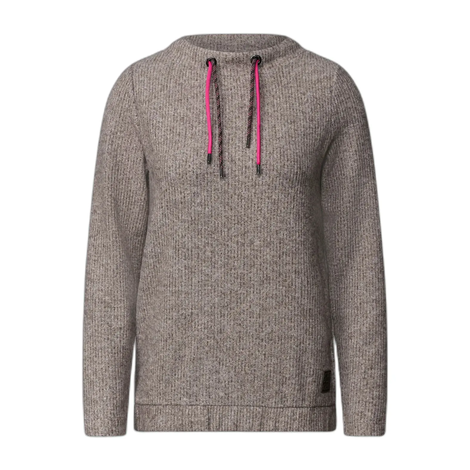 Felpa da donna Cecil Tos Cosy Rib Funnel