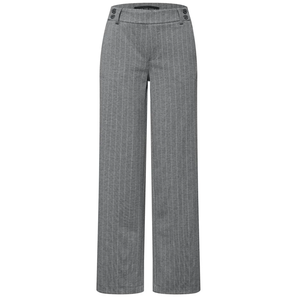 Pantaloni dritti a righe sottili donna Cecil LTD QR