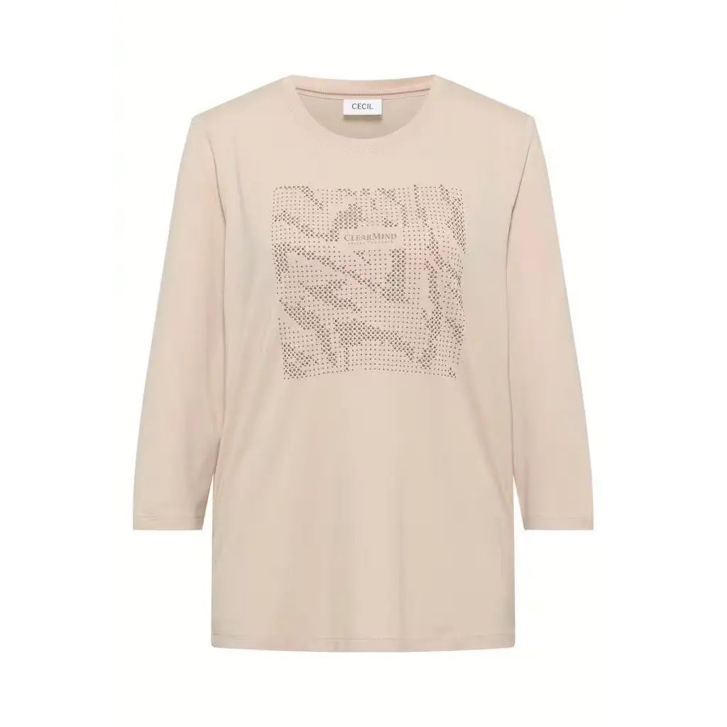 Maglietta a manica lunga da donna Cecil Clear Mind FP