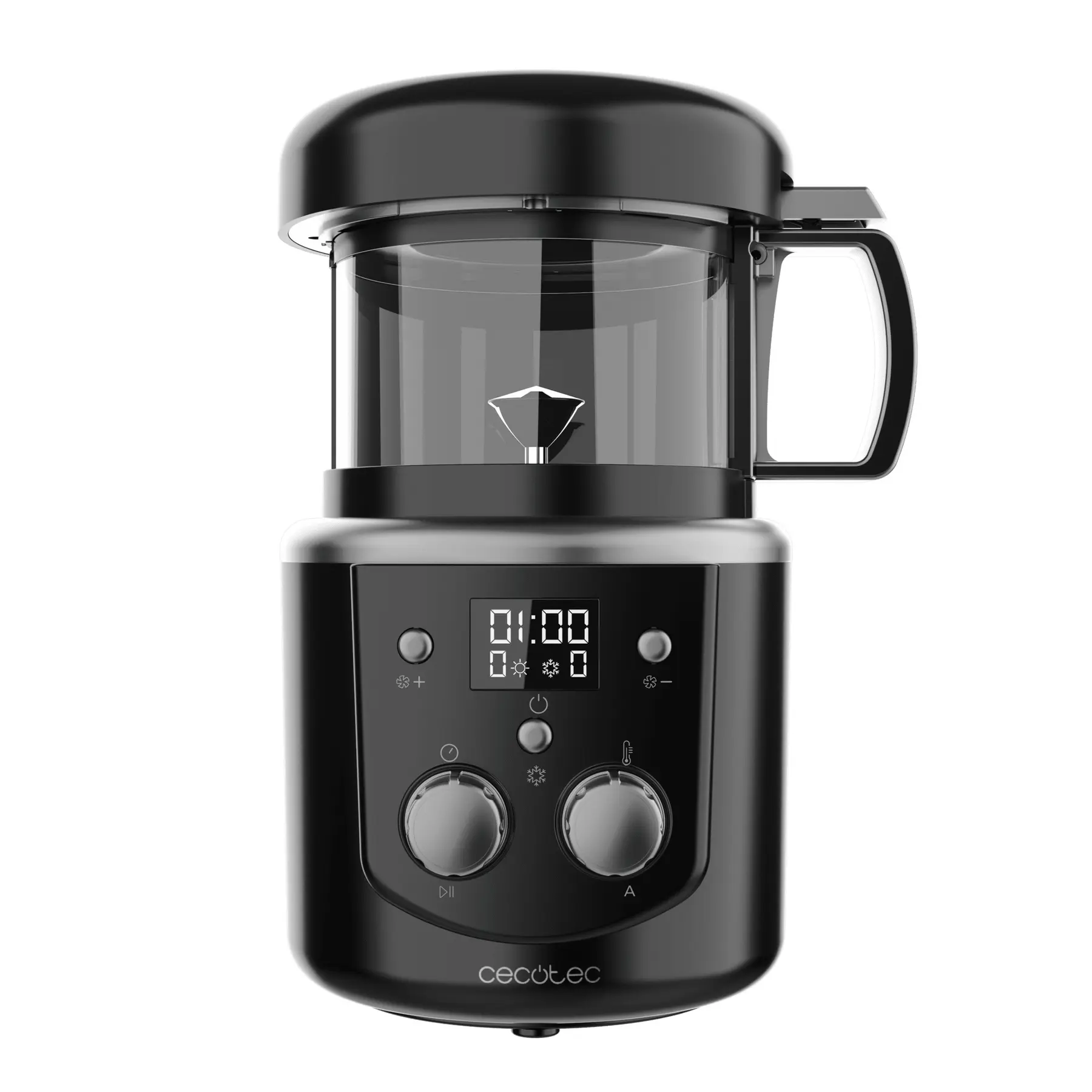 Cecotec Koffiemolen Roaster Booster 120g, 1400W, zwart, automatisch/manueel