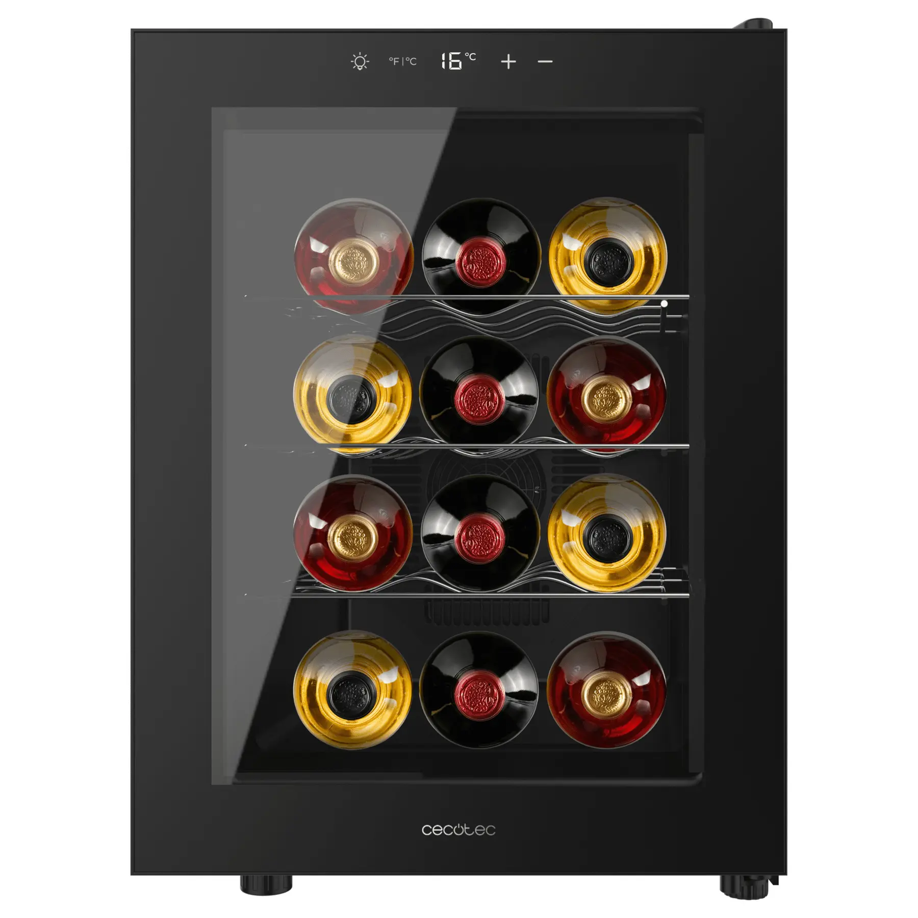 Cave à vin thermoélectrique Cecotec Bolero GrandSommelier 1255 CoolCrystal