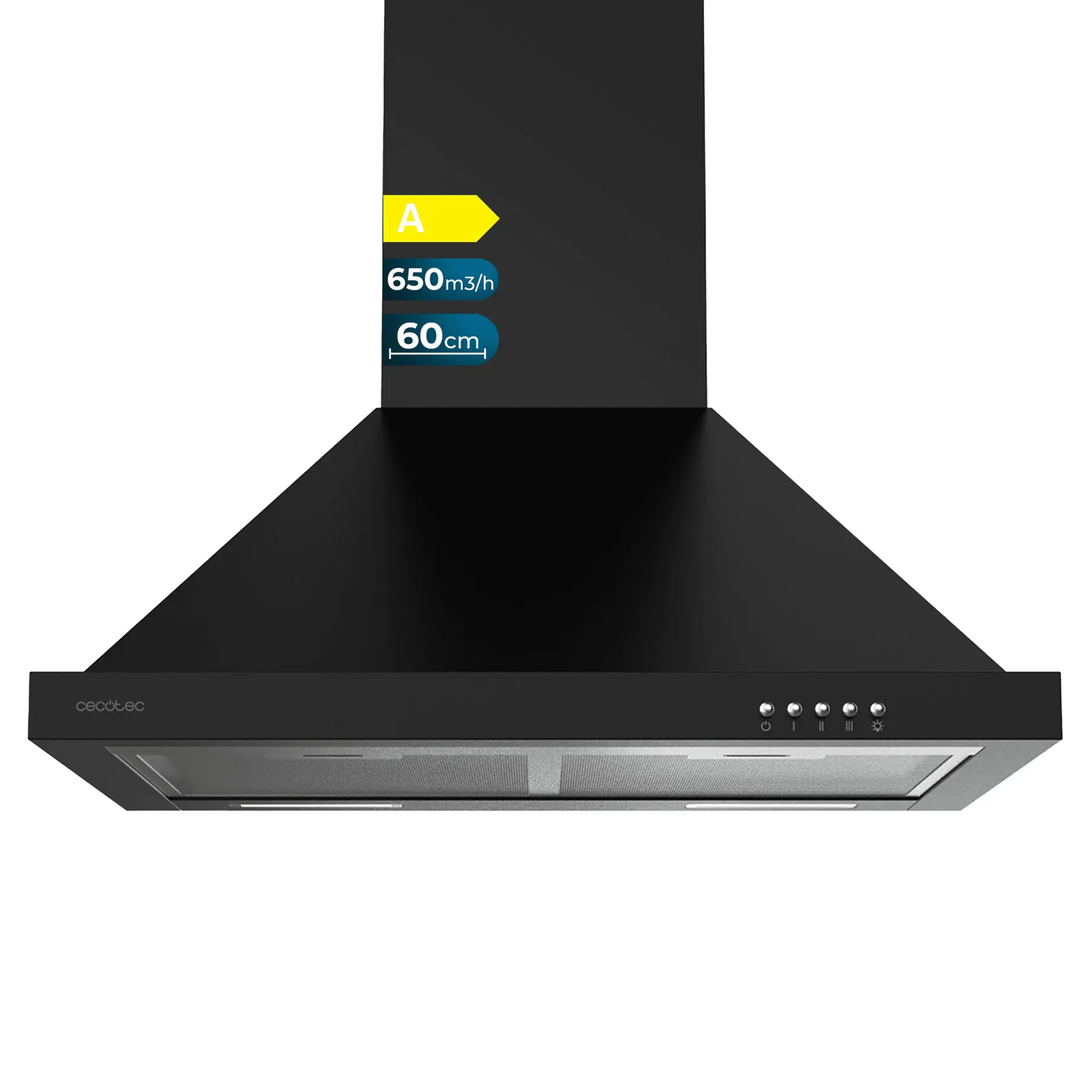 Pyramidale Dunstabzugshaube Cecotec Flux PM 606500