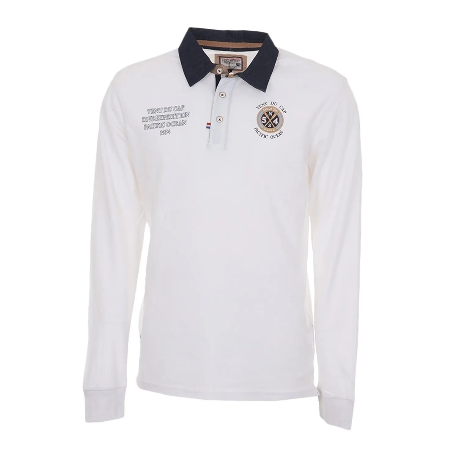 Langarm Polo-Shirt Kind Vent du Cap Ecenice