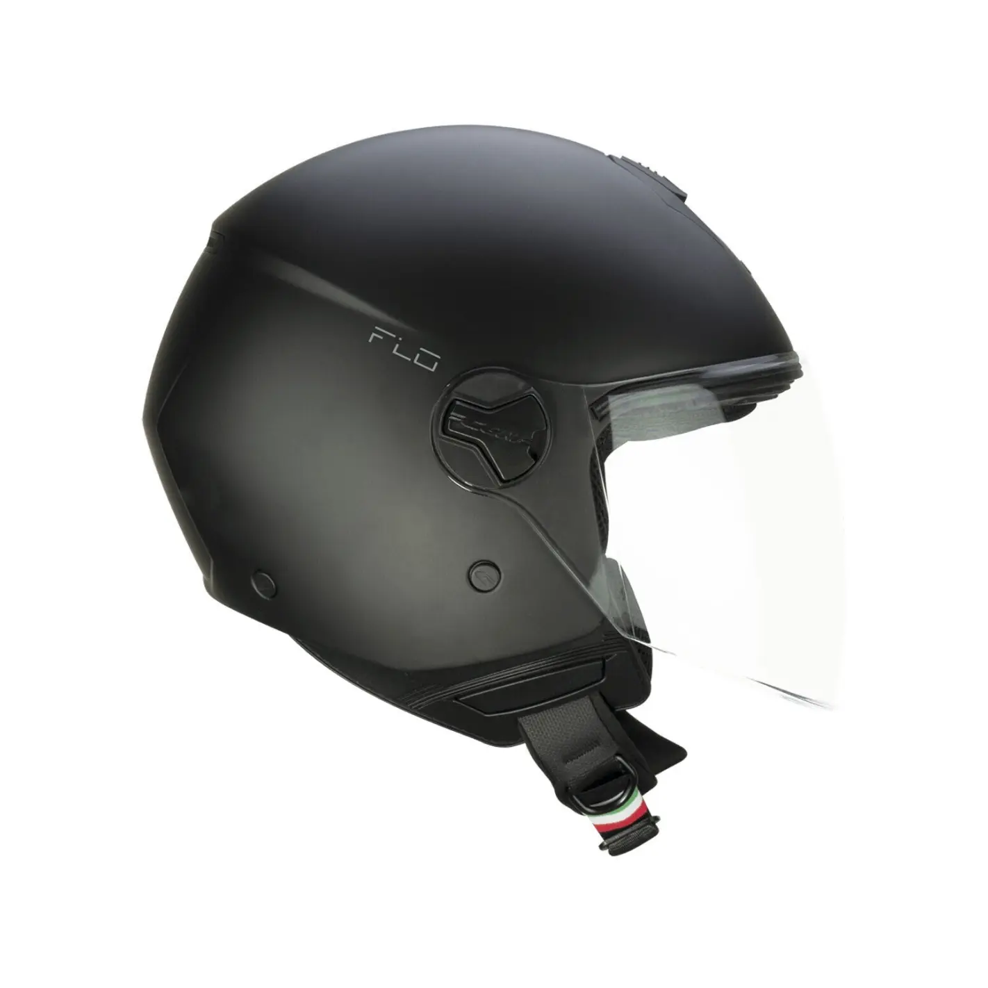 Casco da moto half-jet, visiera lunga CGM 167A Flo Mono