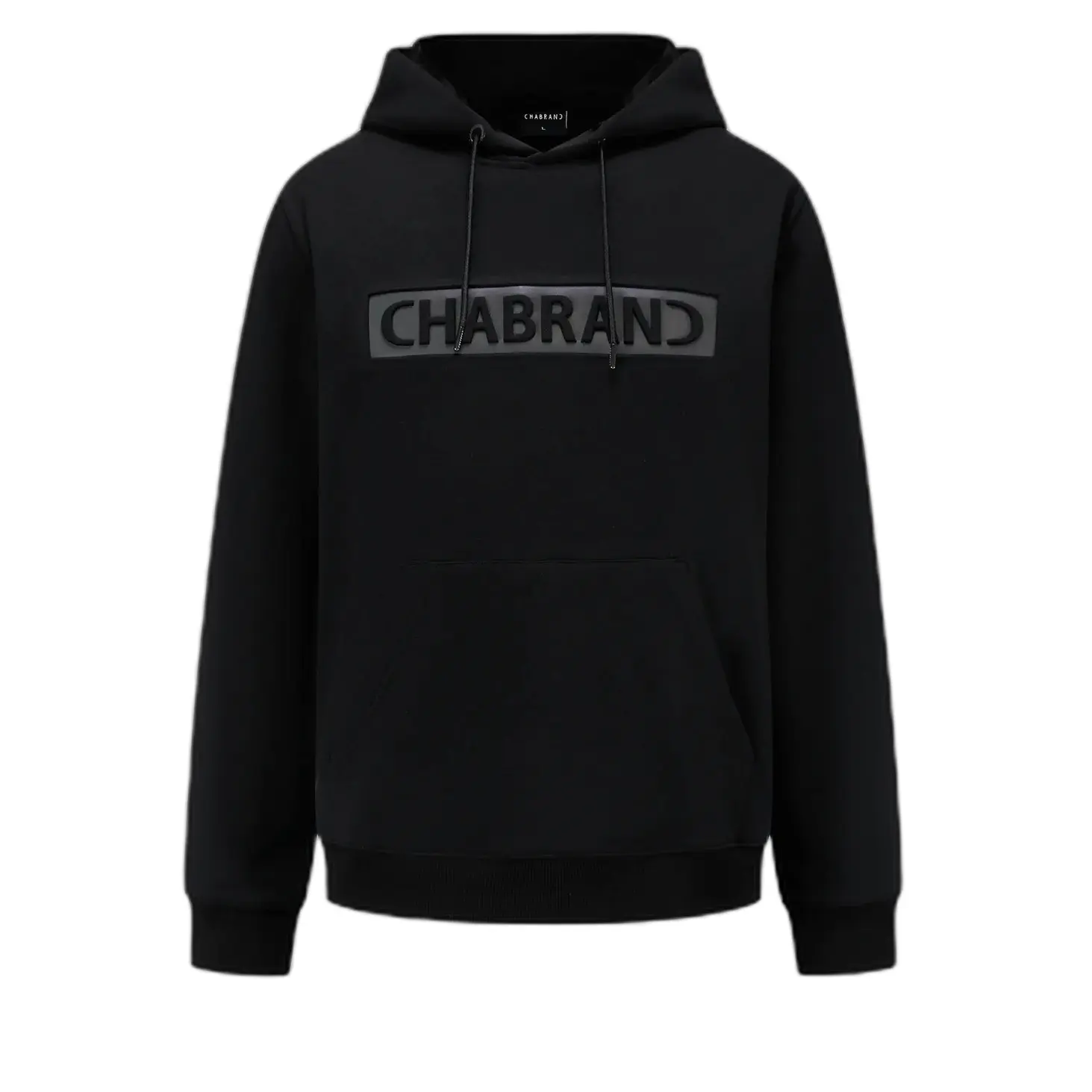 Felpa con cappuccio logo incastonato Chabrand