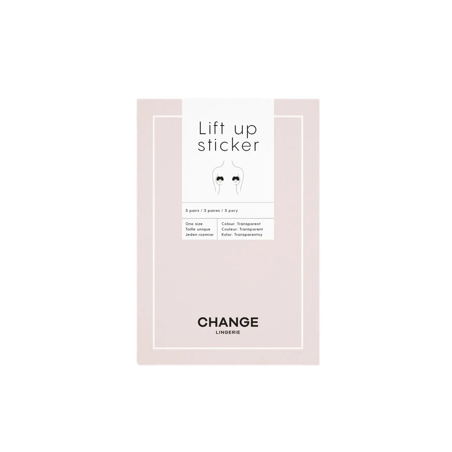 Vrouwelijke Stickers Change Lingerie Lift Up