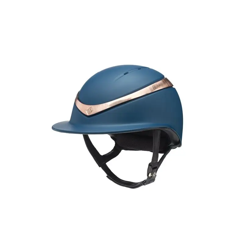 Large shiny riding helmet Charles Owen luxe