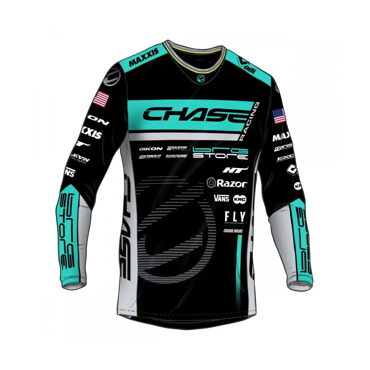 Maglia a maniche lunghe per bambini Chase Team Barry Nobles Replica 2024