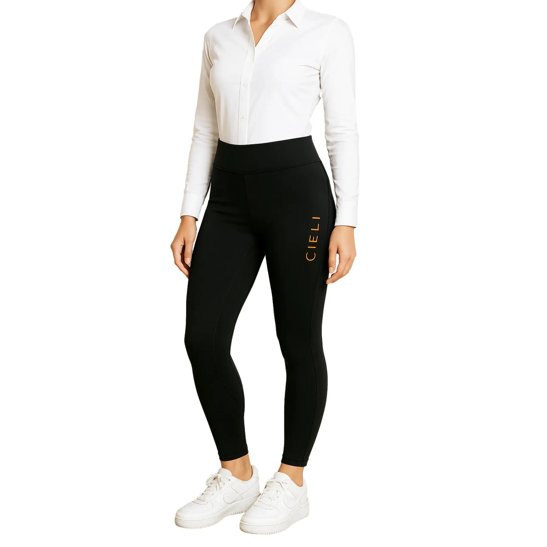 Women's mid grip riding leggings Cieli Equestrian Ayla Winter