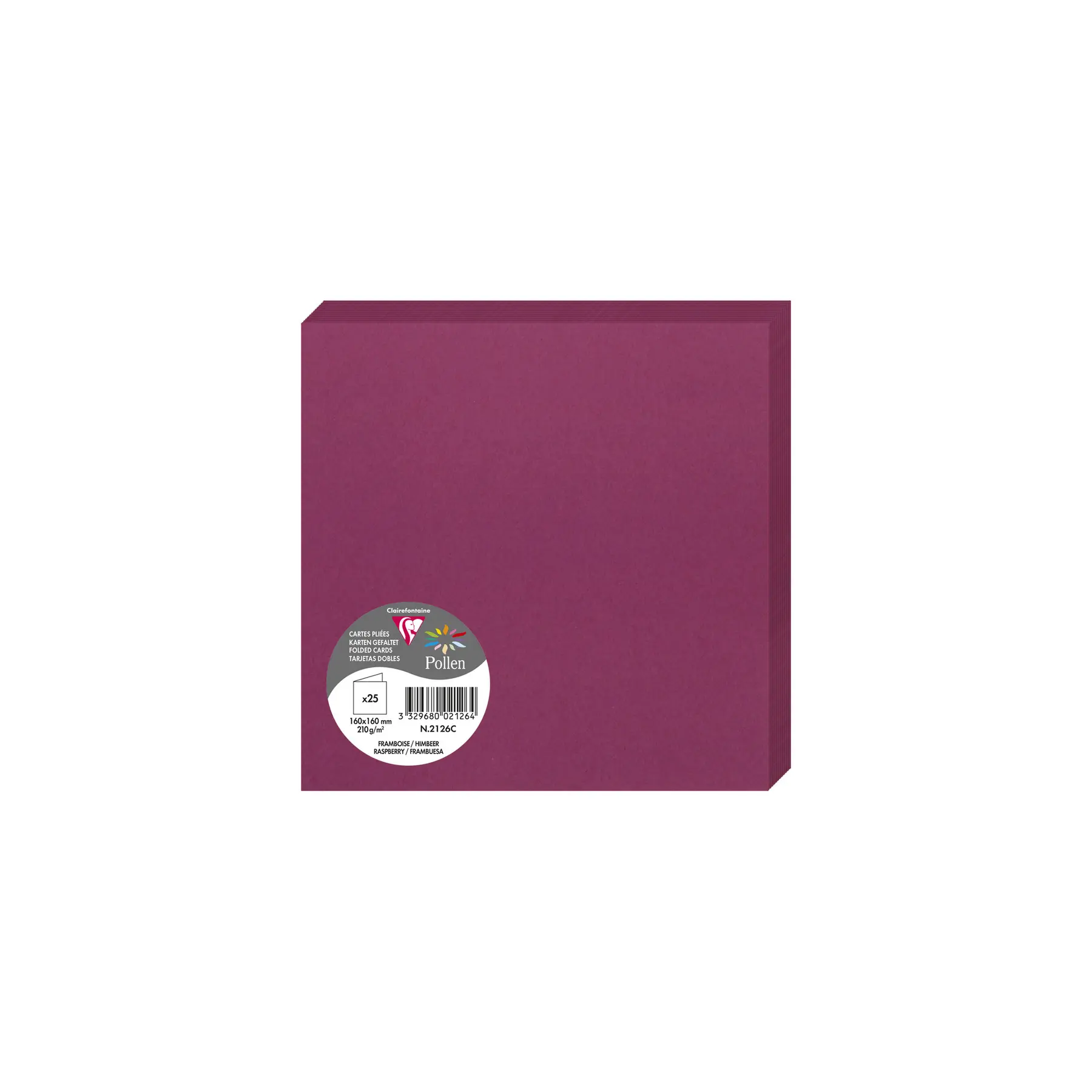 Gefaltete Kartens Clairefontaine Pollen (x25)