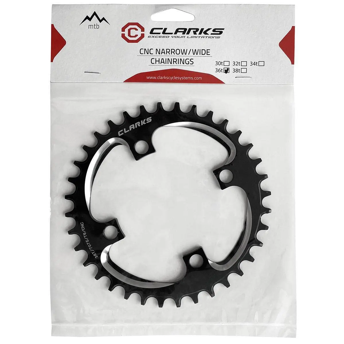 Aluminium crankstel Clarks CCR-94A-01