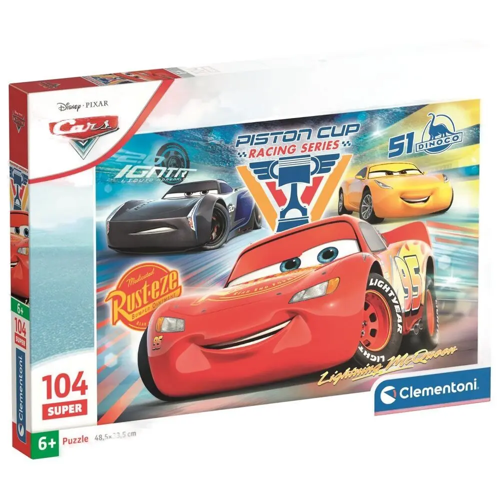 Puzzle mit 104 Teilen Clementoni Disney Pixar Cars super