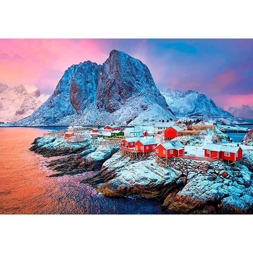 Clementoni Puzzel HQC Hamnøy Village, 500 stukjes 2D Puzzels