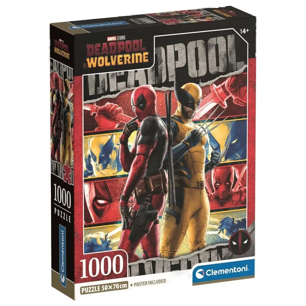 Puzzle 1000 Teile Clementoni Marvel Deadpool