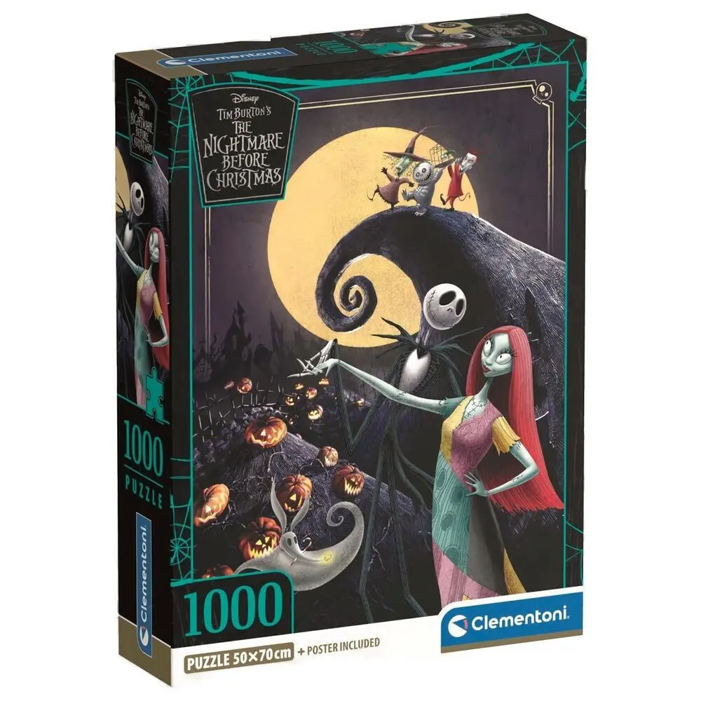 Puzzle 1000 Teile Clementoni Disney Nightmare Before Christmas
