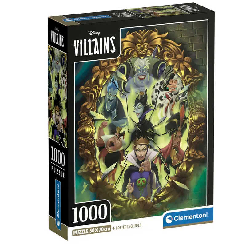Puzzle mit 1000 Teilen Clementoni Disney Villains