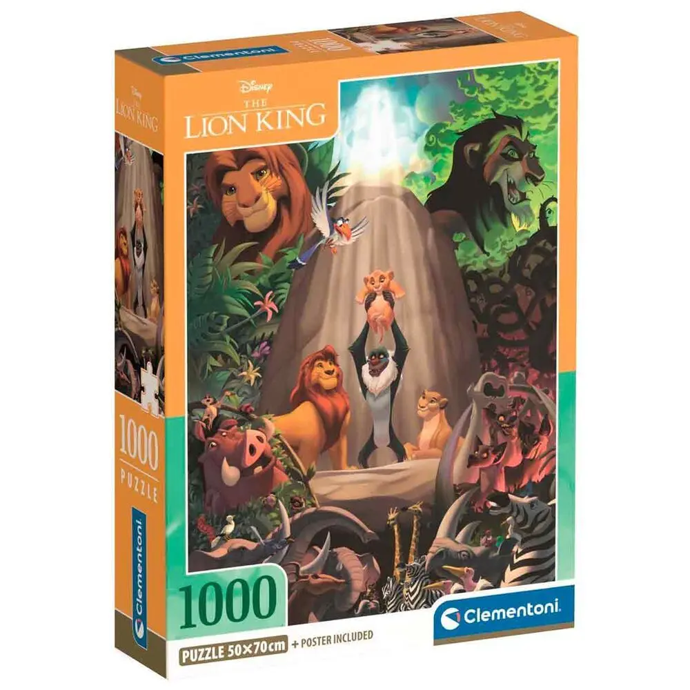 Puzzle mit 1000 Teilen Clementoni Disney The Lion King