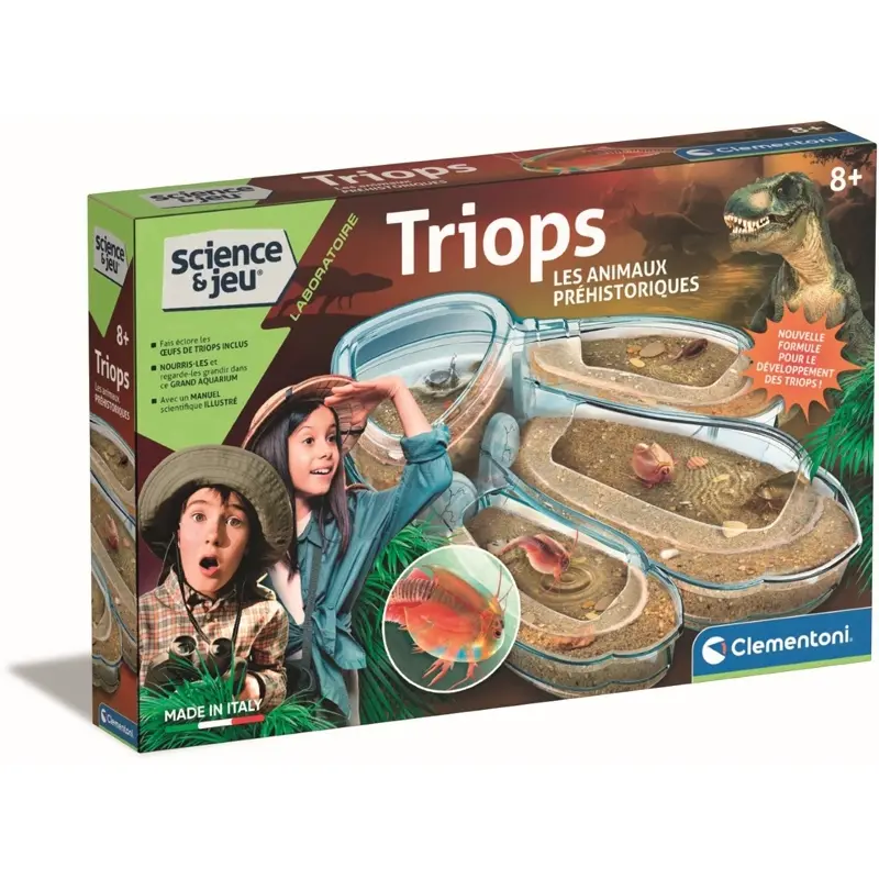 Clementoni Unisex Blau Lernspiele Triops
