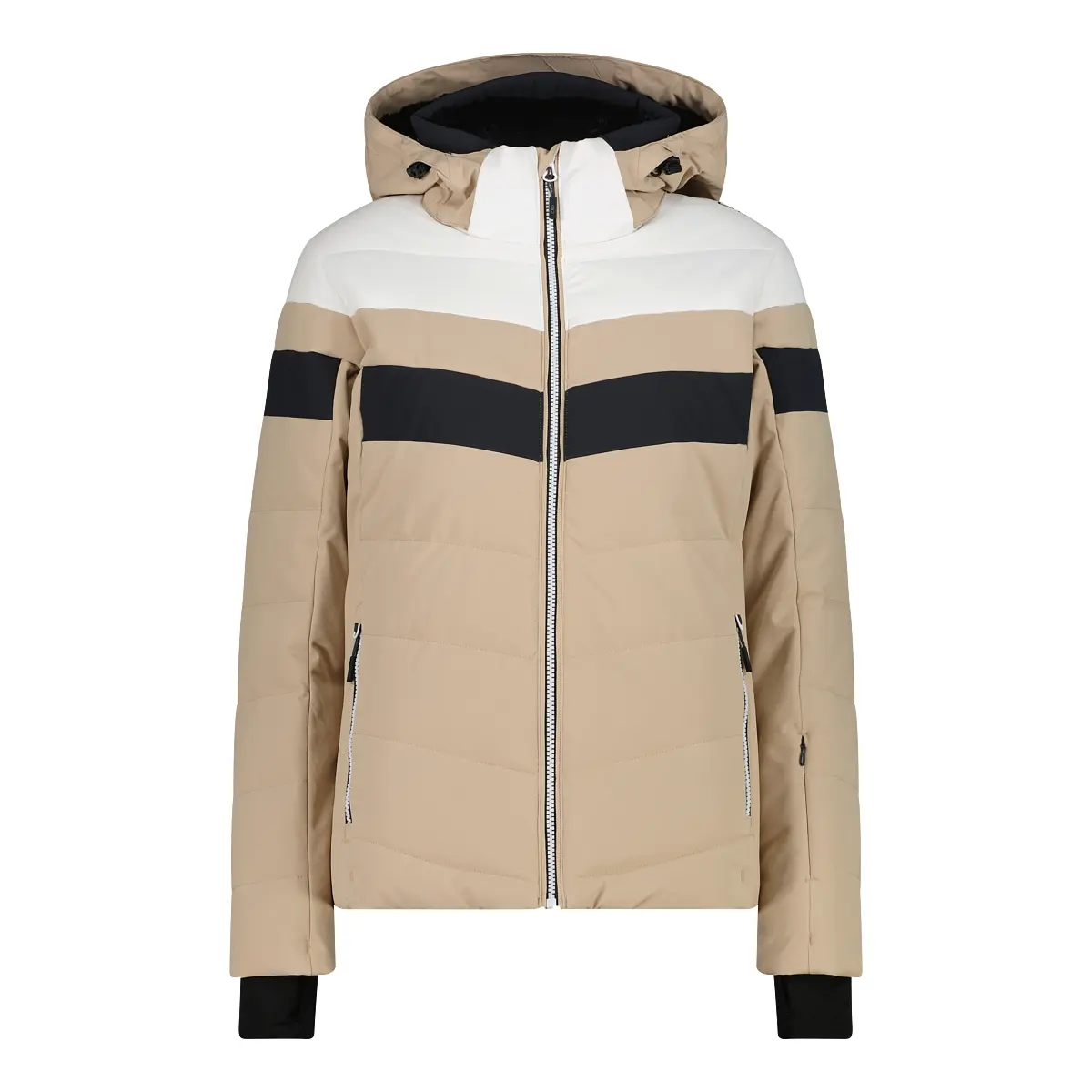 Giacca a vento donna con cappuccio e zip CMP