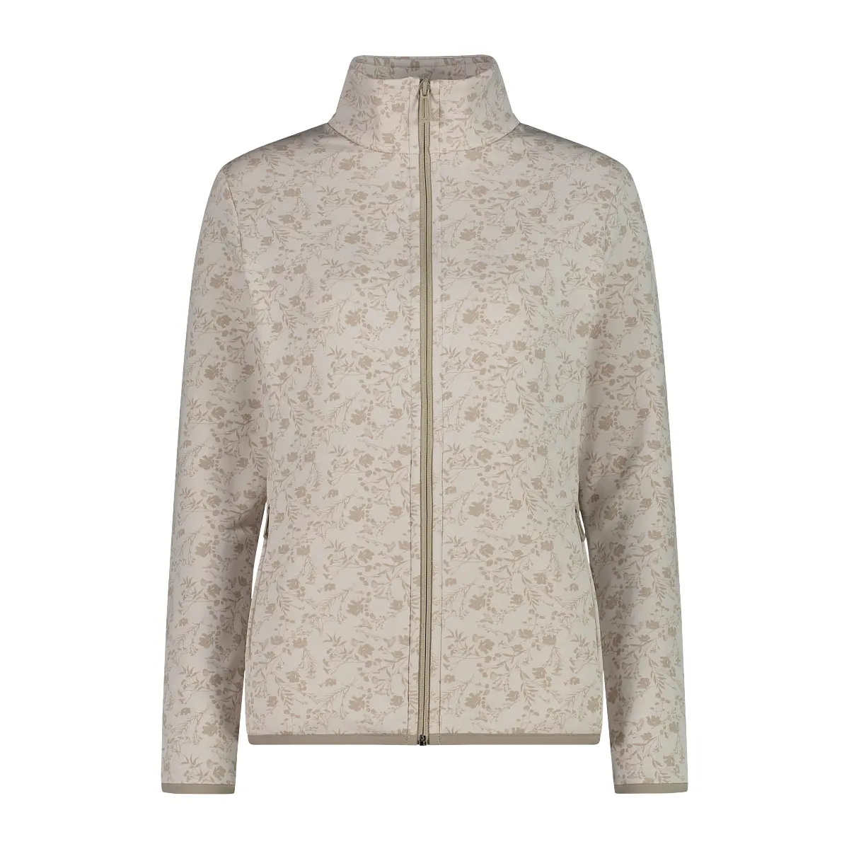 Pullover mit Reißverschluss, Damen CMP - Farbe: Beige