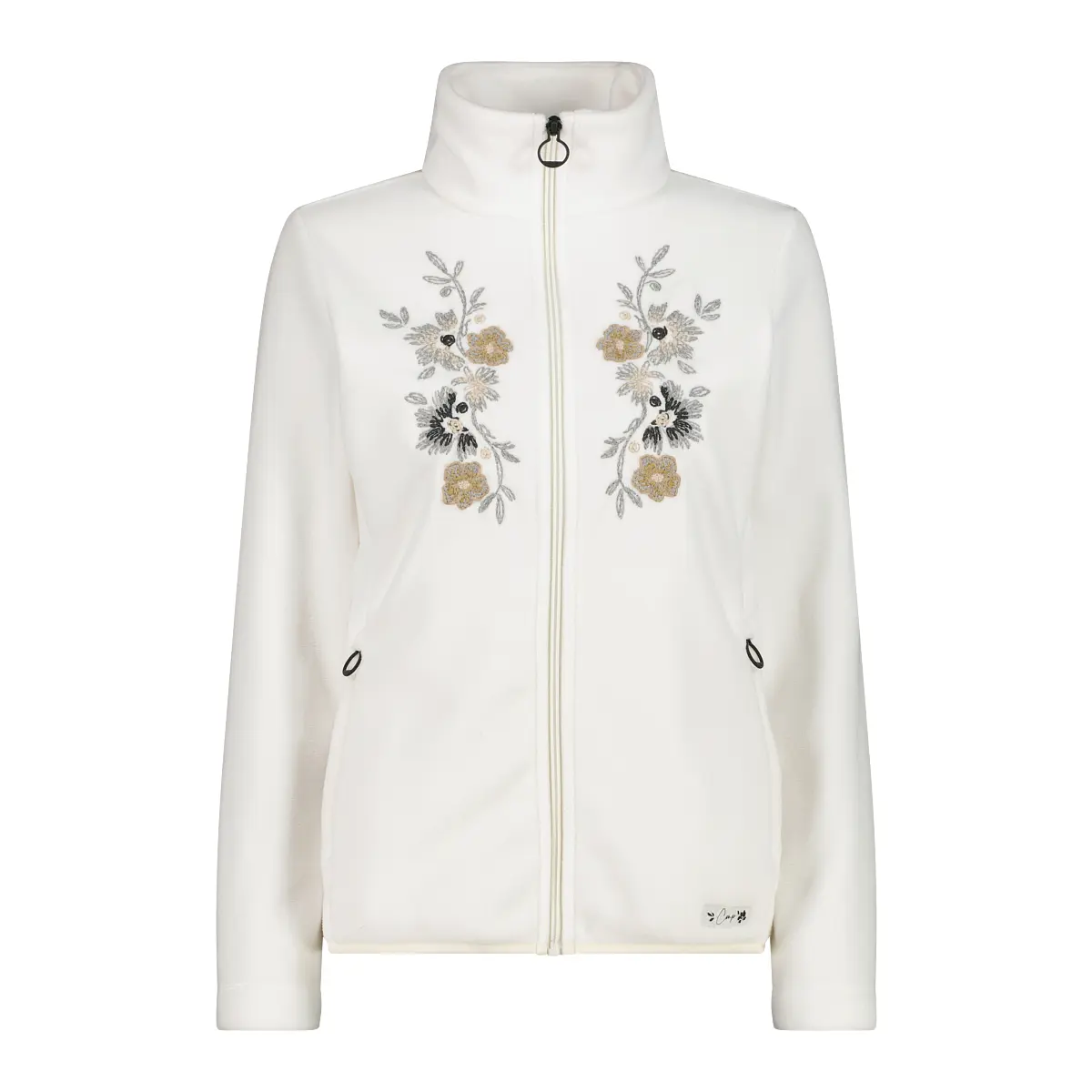 Dames fleece hoodie met rits CMP