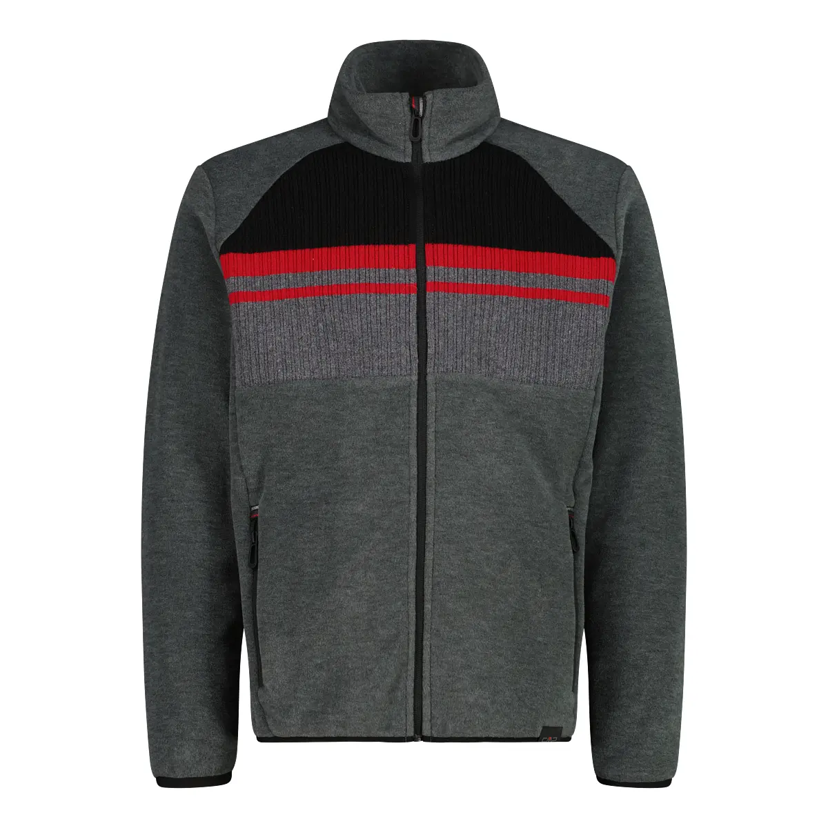 Felpa in pile con zip CMP