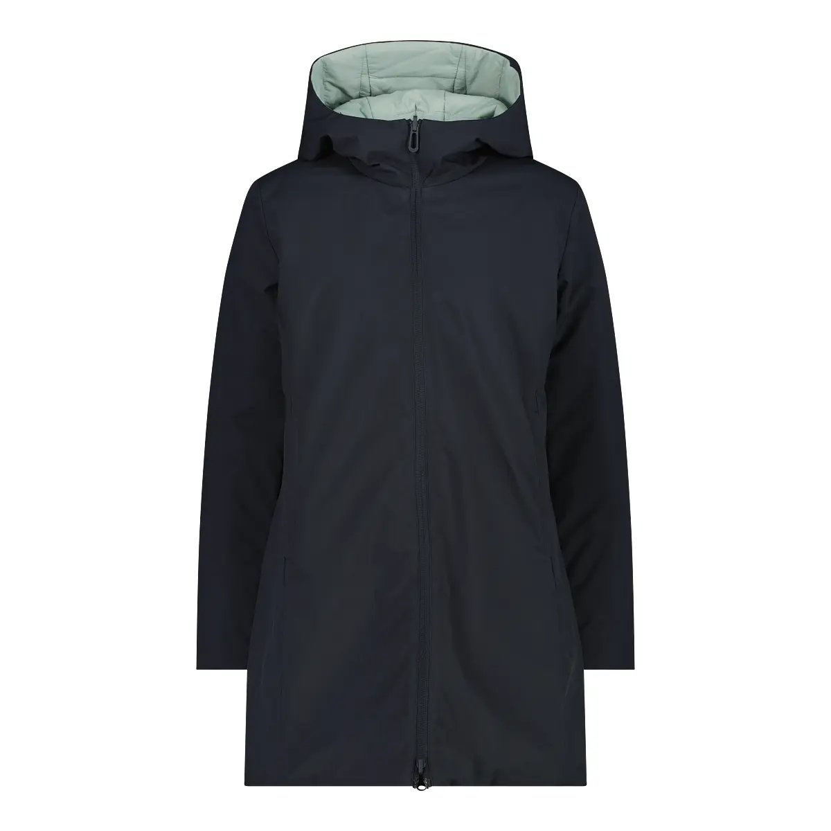 Dames reversibele hoodie parka met rits CMP