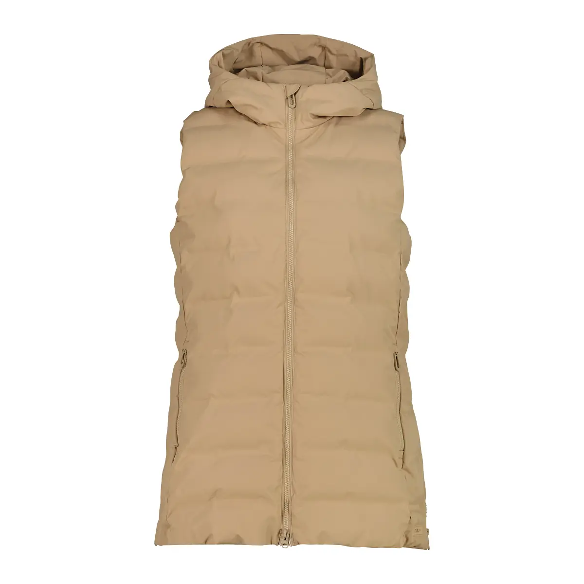 Women's hooded sleeveless zip-up jacket CMP