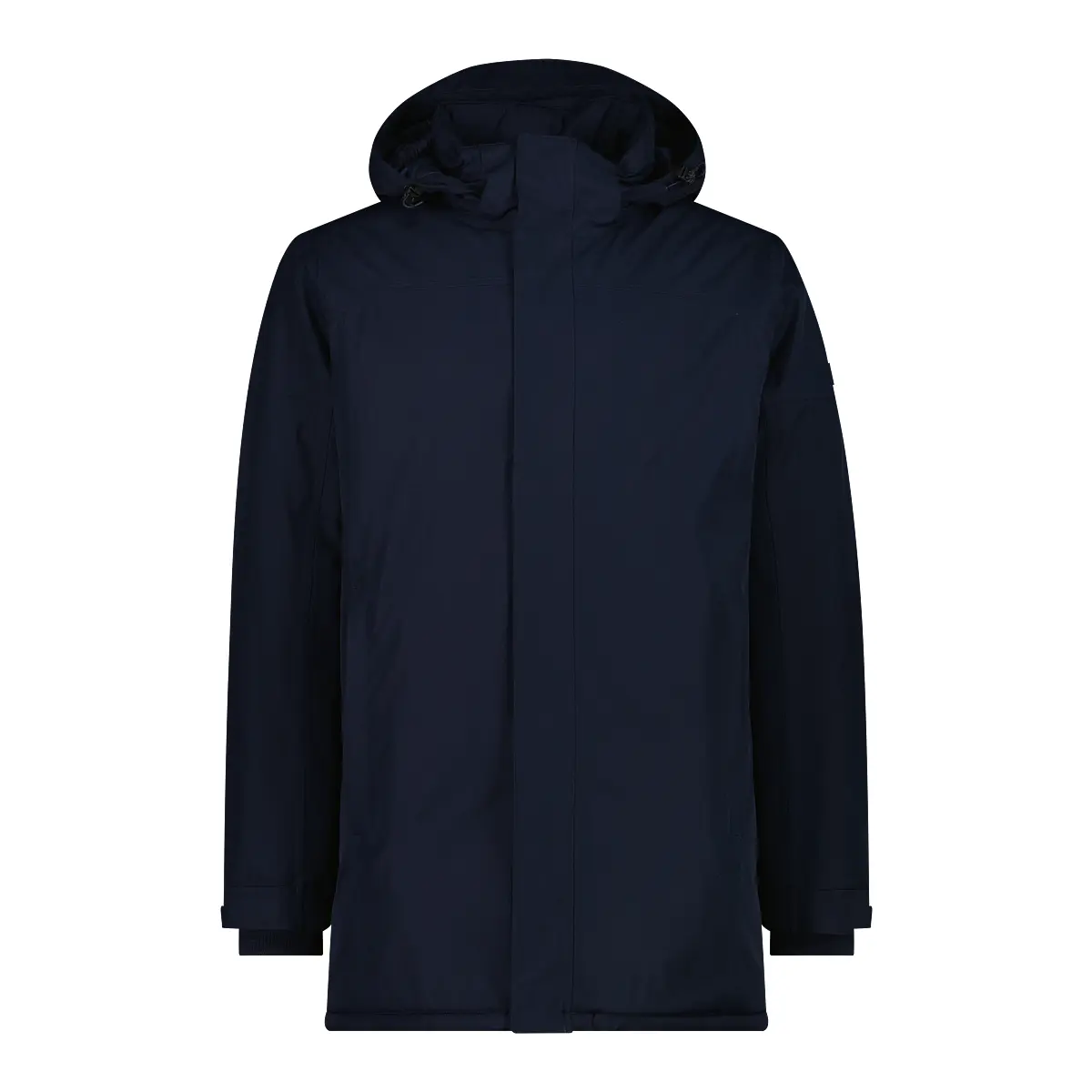 Parka con capucha fija y cremallera CMP