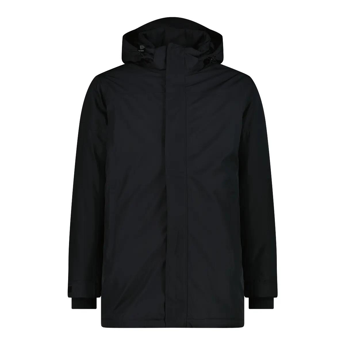 Zip-up parka with fixed hood CMP
