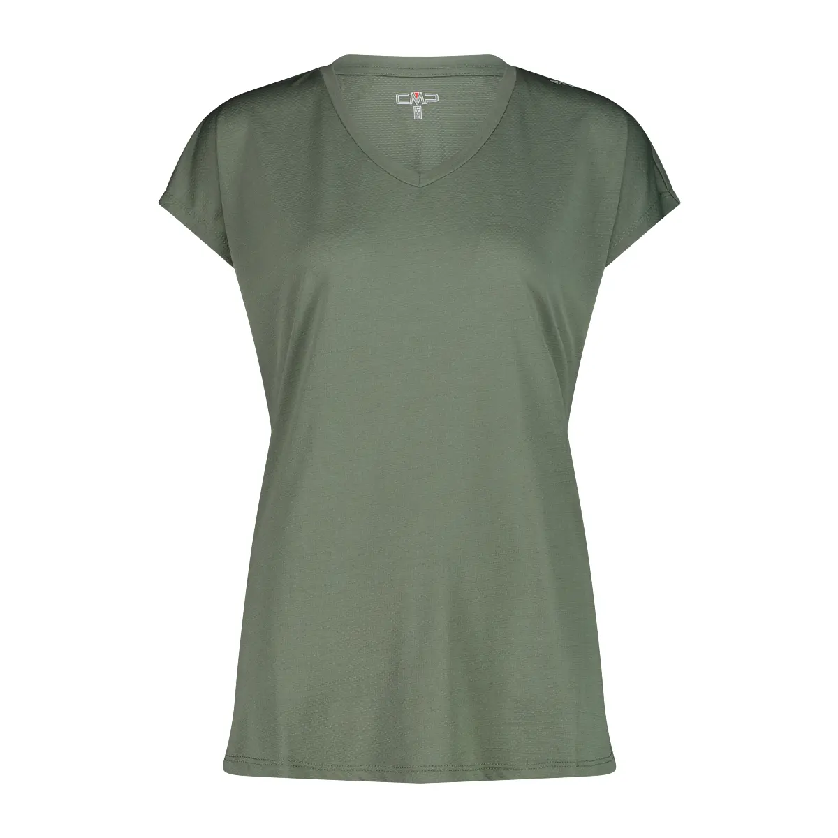 T-shirt van jersey met brede hals dames CMP