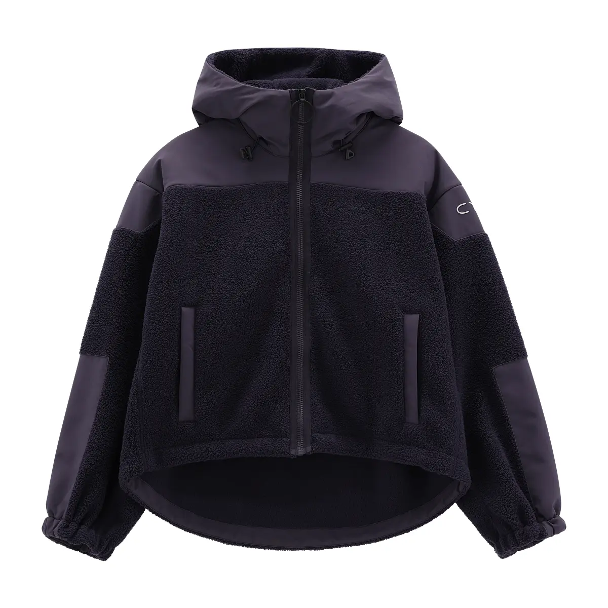 Dames fleece zonder mouwen met capuchon CMP