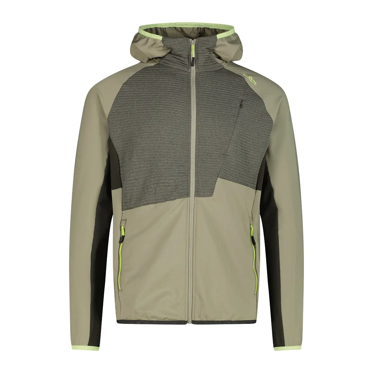 Micro Fleece Hooded Jacket CMP Grid Tech
