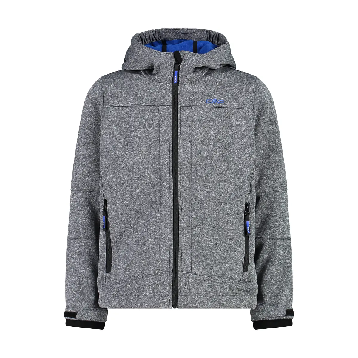 Kids' waterproof jacket with fixed hood CMP