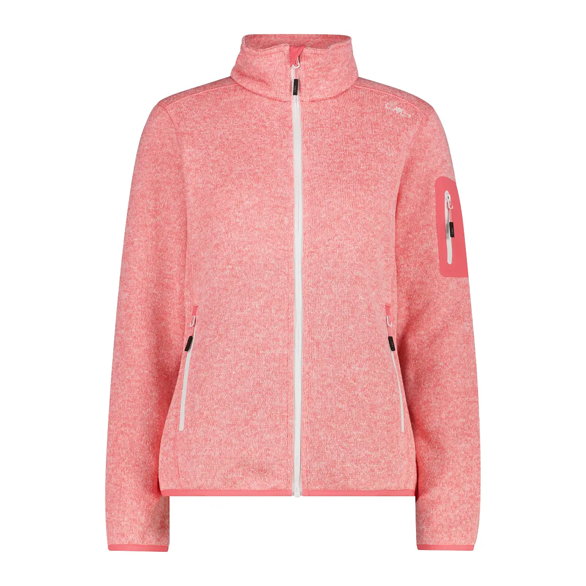 Dicke Zip-Fleecejacke Damen CMP Knit-Tech