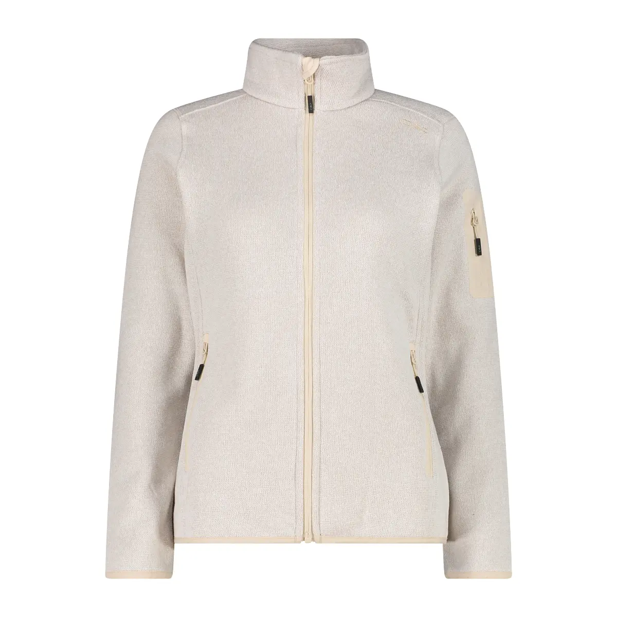 Dicke Zip-Fleecejacke Damen CMP Knit-Tech