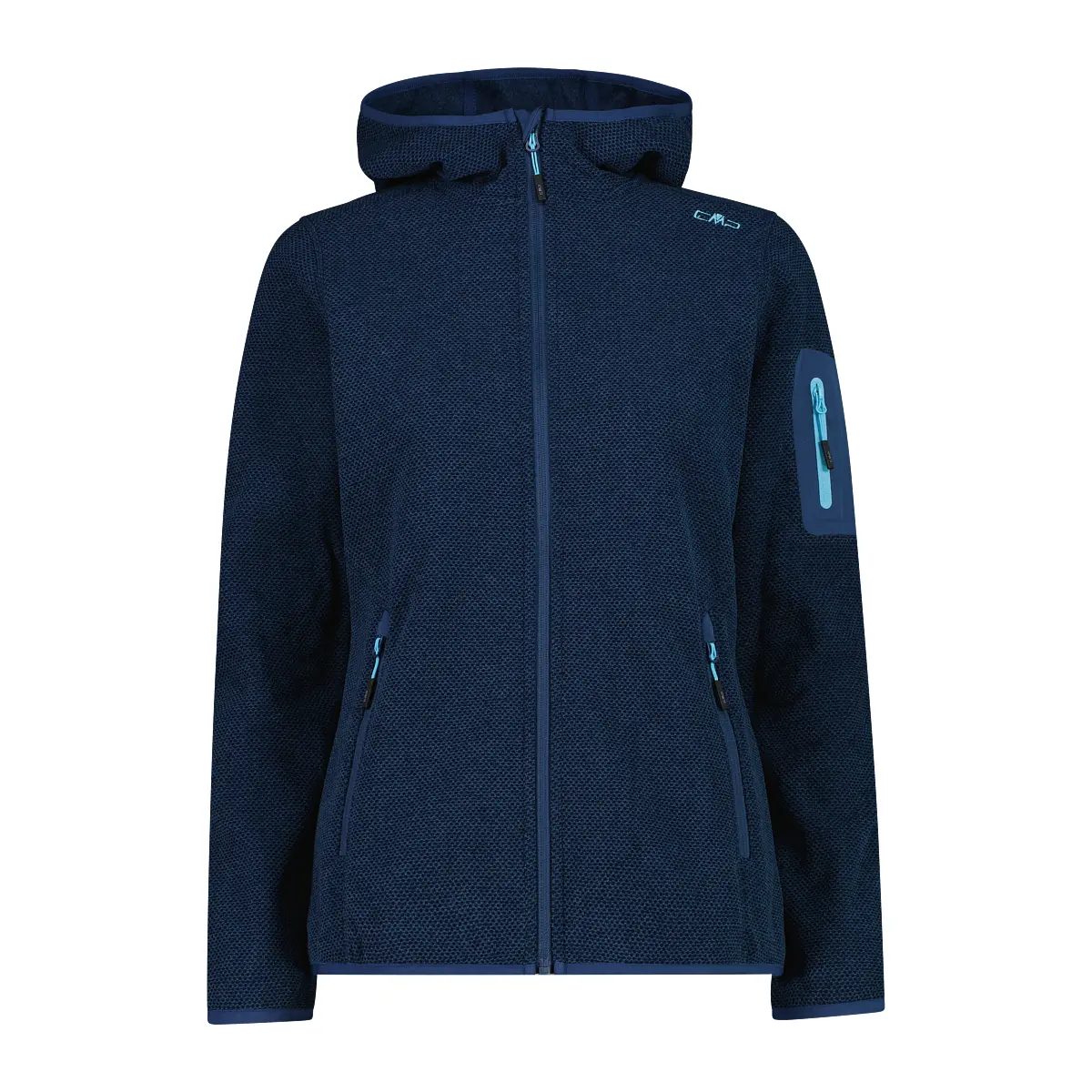 Dames fleece met capuchon CMP