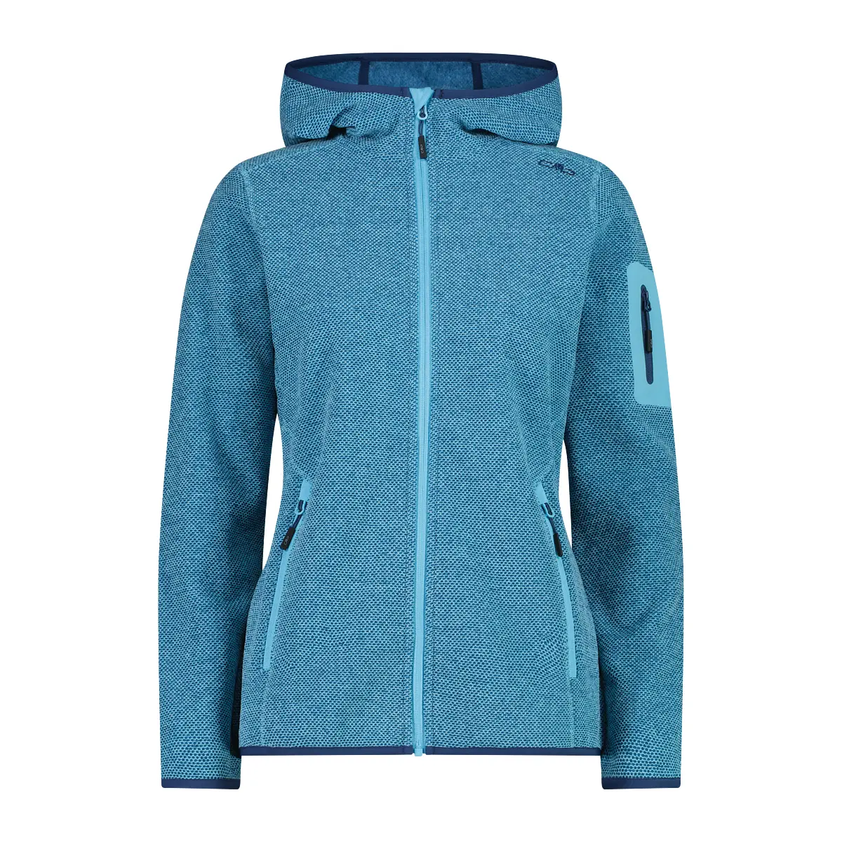 Dames fleece met capuchon CMP