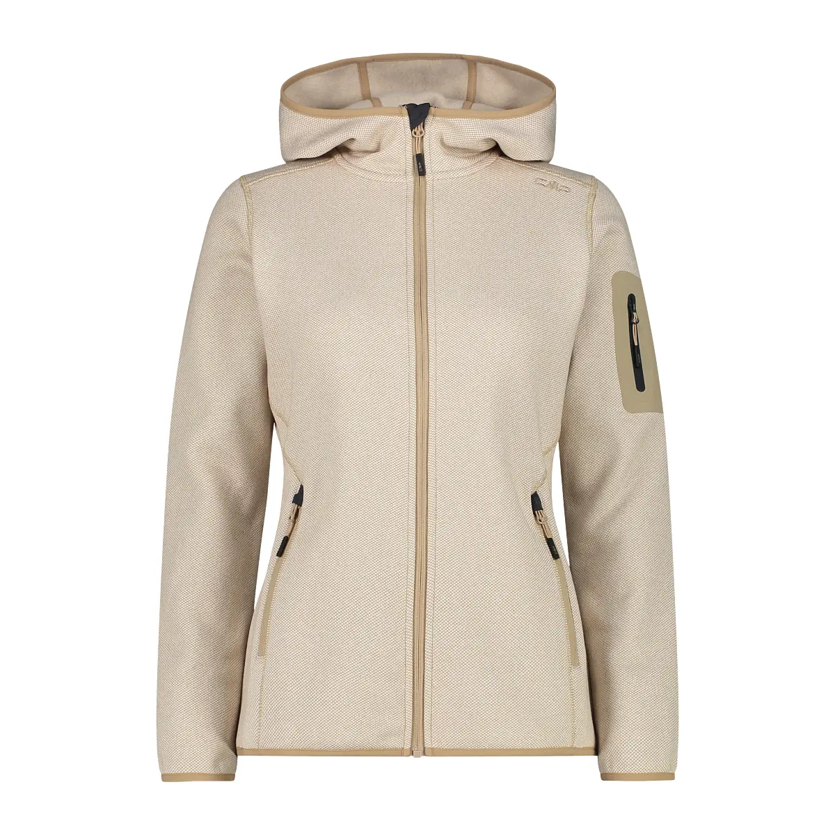 Dames fleece met capuchon CMP
