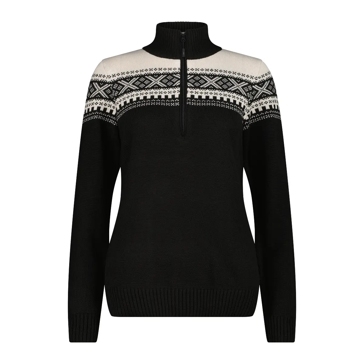 Sudadera con media cremallera mujer CMP Wooltech