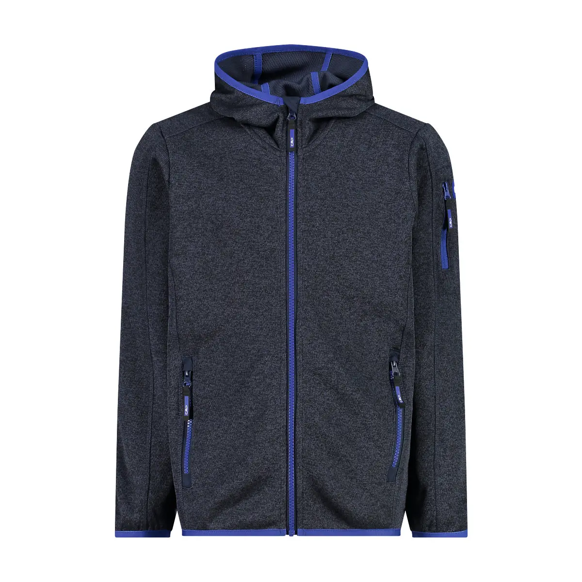 Kinder fleece met capuchon CMP
