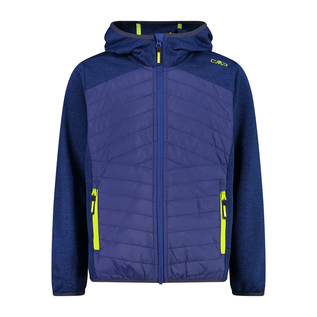 Hybrid hooded fleece for kids CMP