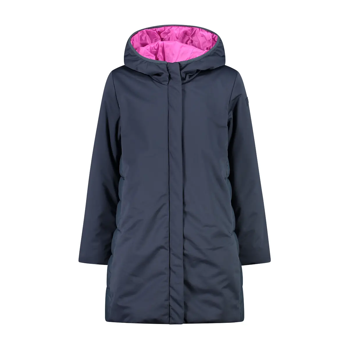 Piumino con cappuccio da bambina CMP