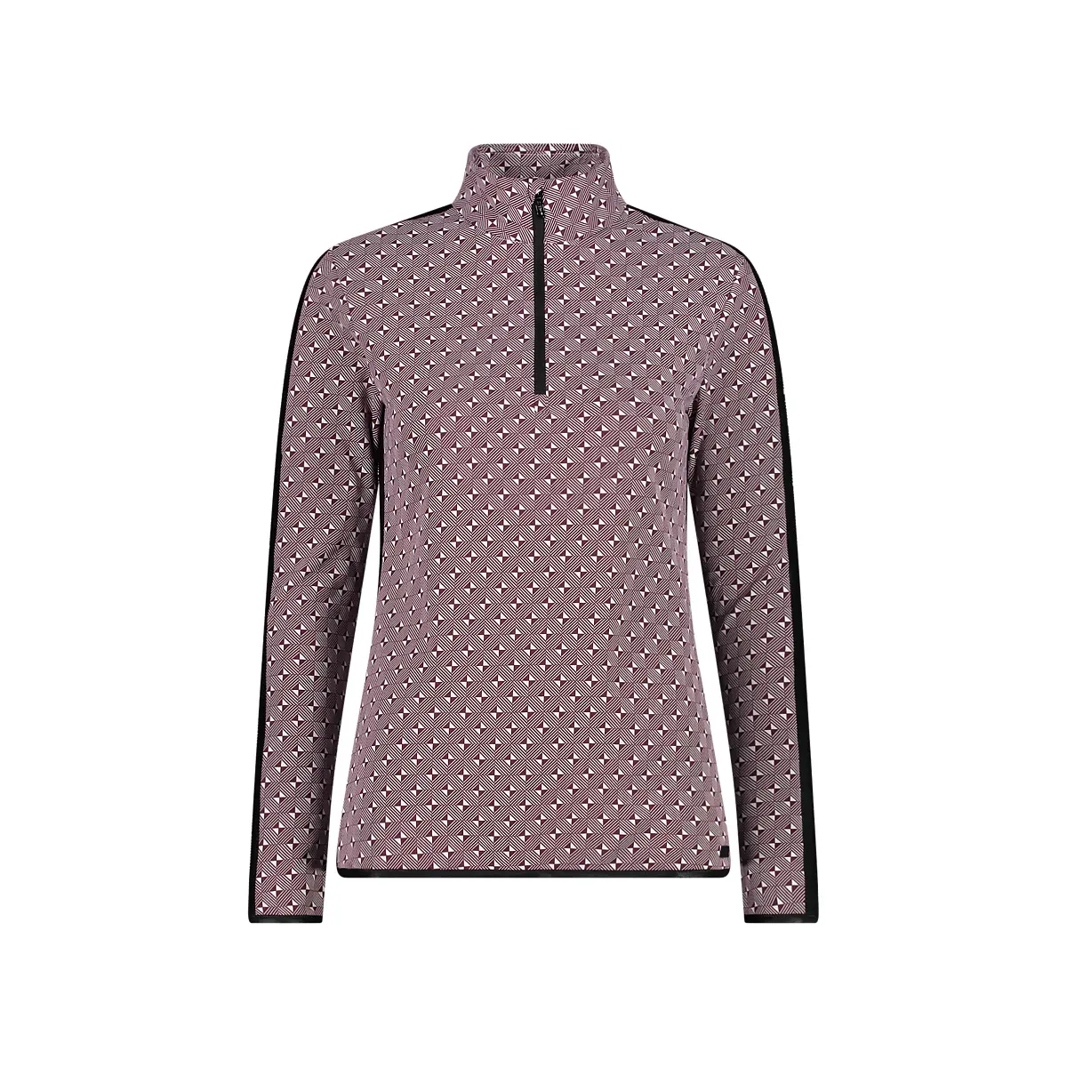 Damen Sweatshirt mit halbem Reißverschluss und Rollkragen CMP