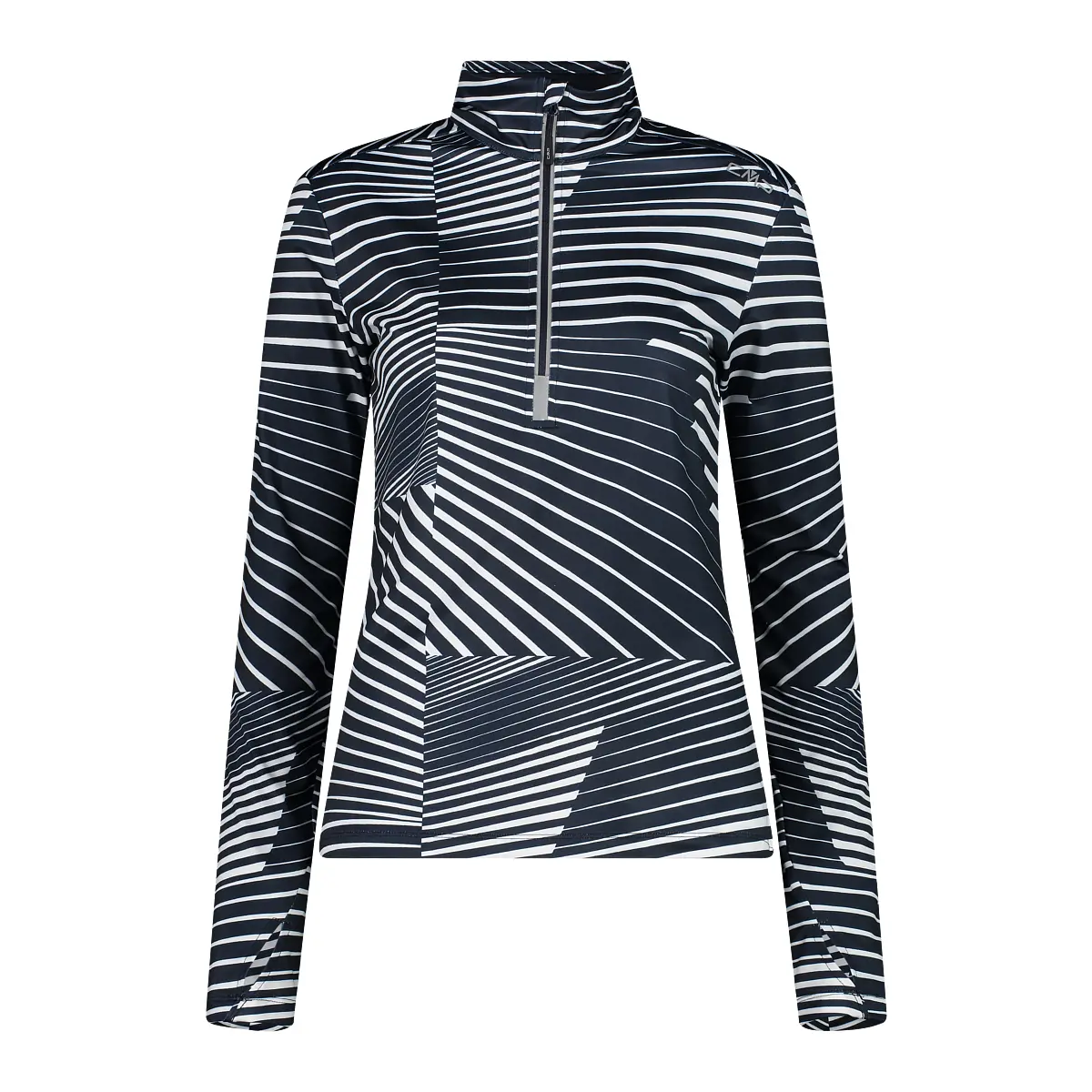 Felpa donna con mezza cerniera CMP