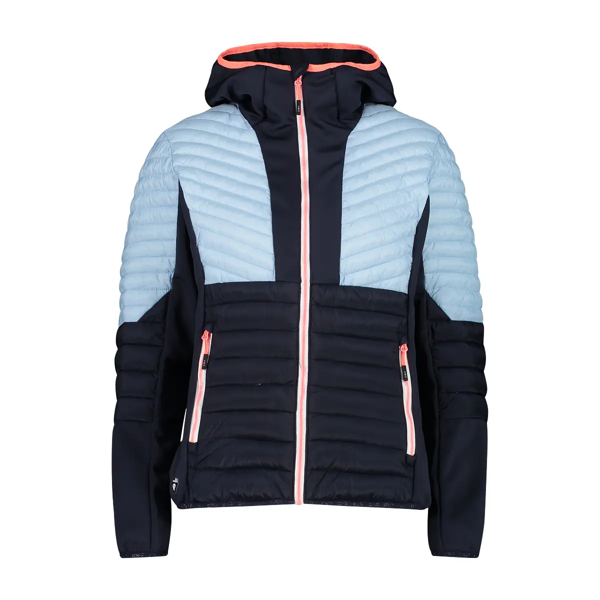 Giacca imbottita ibrida con cappuccio Unlimitech donna CMP