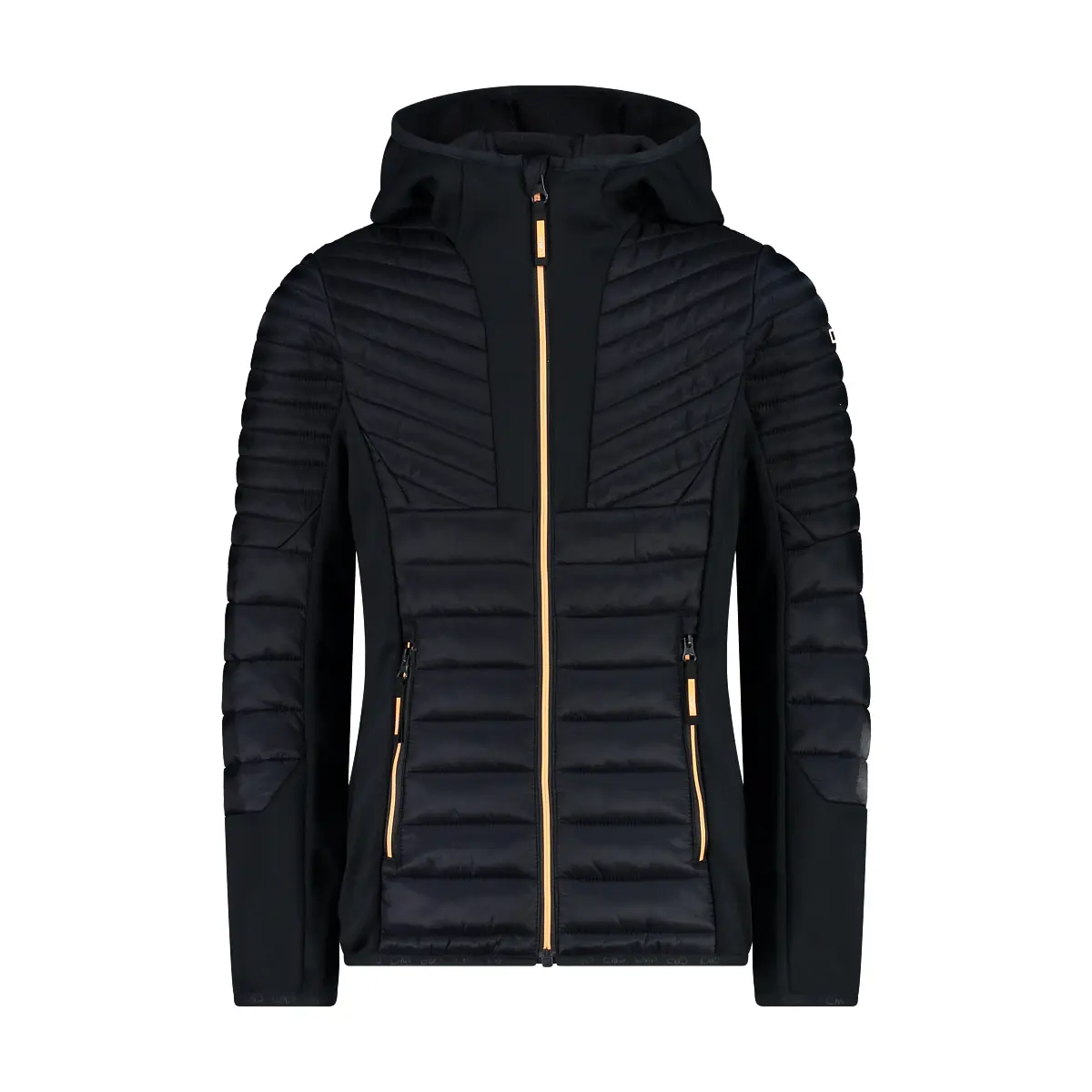 Mädchen Hybrid-Daunenjacke mit Kapuze CMP