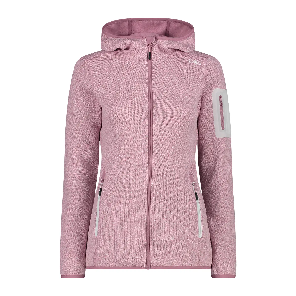 Dames fleece met capuchon CMP