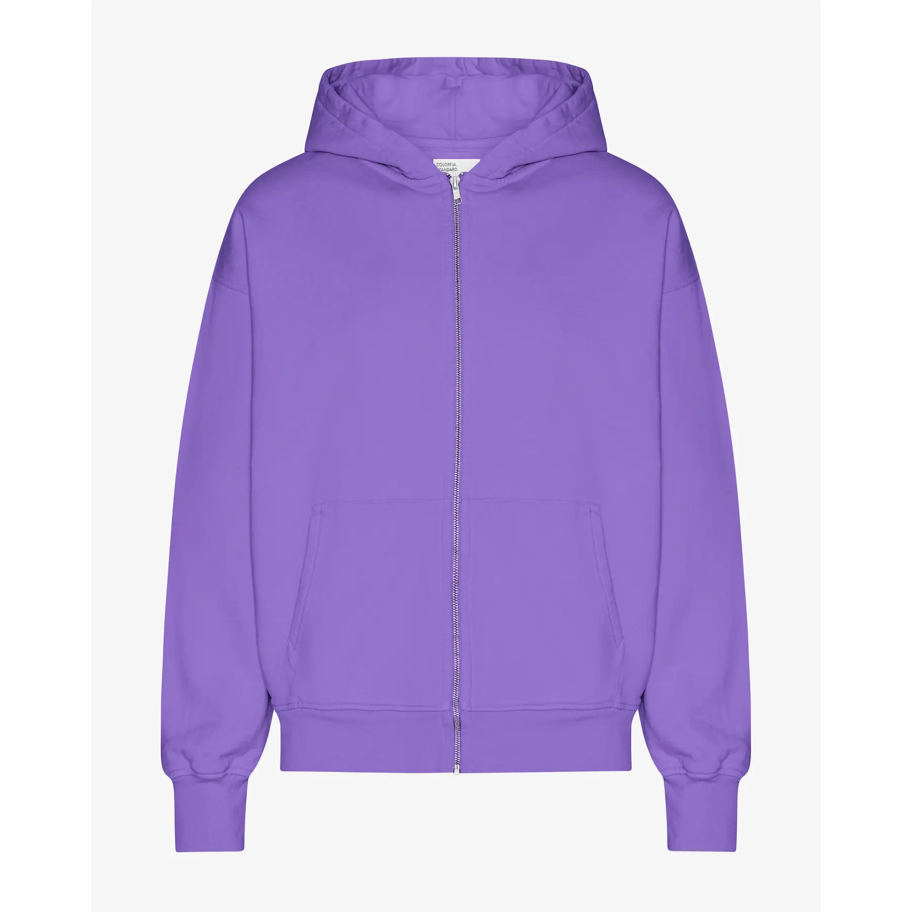 Oversize Kapuzenjacke mit Reißverschluss Colorful Standard Organic Ultra Violet